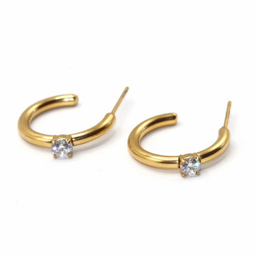 Liv Bella Vita Alexandra Triple Diamond Zircon Drop Earring