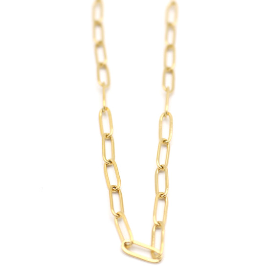 Emilia Dainty Paperclip Chain Necklace