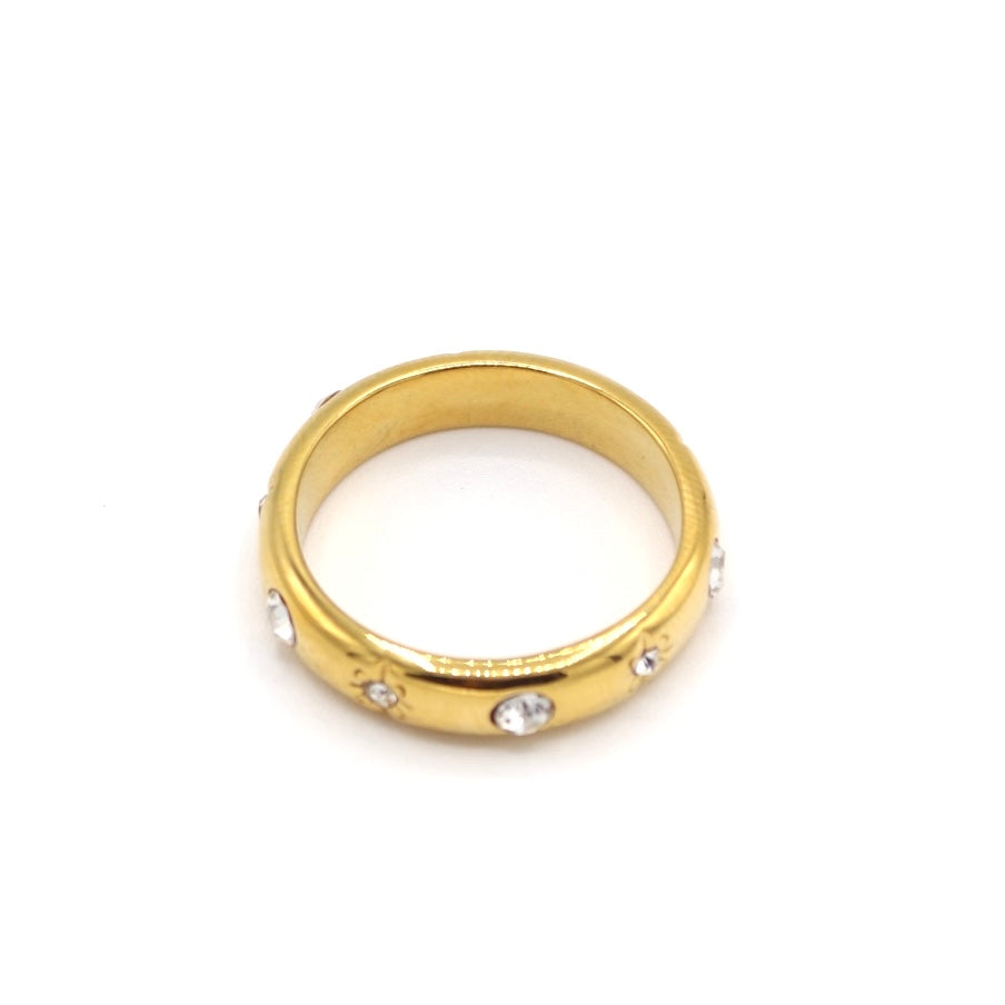 Gwyneth Zircon Gold Ring