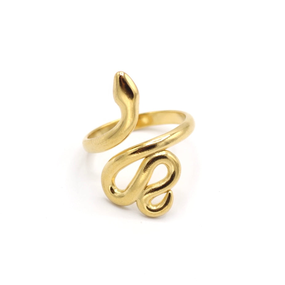 Nagini Gold Snake Adjustable Ring