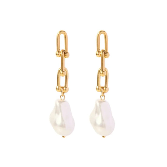 Marlena Freshwater Pearl Drop Earrings