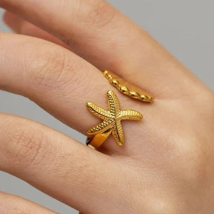 Giselle Shell and Starfish Ring