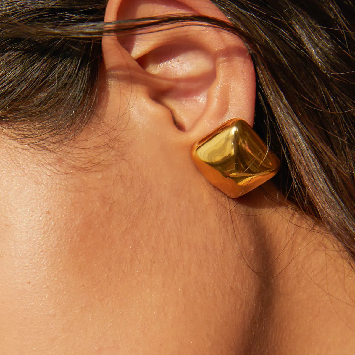 Marisol Chunky Square Earrings